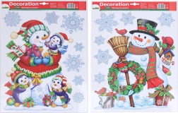 Okenná dekorácia Vianoce 41 × 29 cm