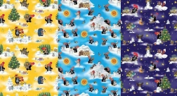 Baliaci papier s motívom KRTKO 0,7 × 2 m, mix motívov
