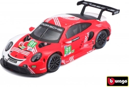 Kovový model Bburago Porsche 911 RSR LM 2020 1:43 v dekoratívnej krabičke