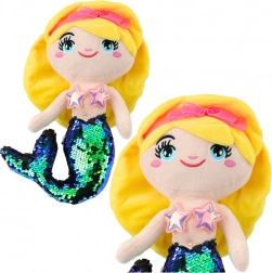 Plyšová morská panna s trblietavým chvostom 30 cm