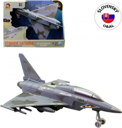 Stíhacie lietadlo na zotrvačník so svetlom a zvukom