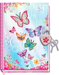 Denník s motýlikmi a zámkom