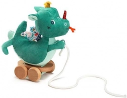 Ťahacia hračka na kolieskach Drak Joe