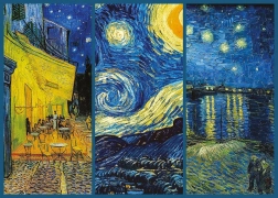 Puzzle Art: Nočný koláž 1000 dielikov