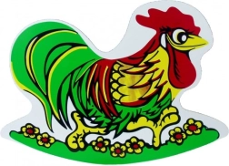 Drevené hojdadlo kohút pre deti