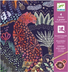 Vyškrabávacie obrázky Divoká Afrika Djeco