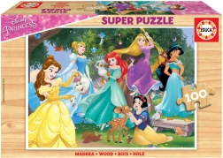 Drevené puzzle DISNEY princezné 100 dielikov EDUCA