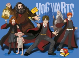 Puzzle Harry Potter a kúzelníci 300 dielikov