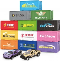 Kontajnerové mesto so 6 kontajnermi