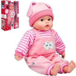 Hovoriaca a spievajúca detská bábika PlayTo Agatka 46 cm