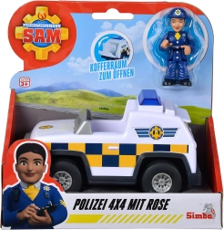 Policajný Jeep Hasič Sam 4x4 Mini