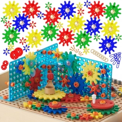 Sada ozubených kolies a remeníc MASTERKIDZ STEM, 198 dielov