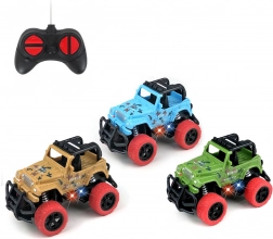 Auto na diaľkové ovládanie s LED efektmi 14,5 cm