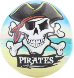 Lopta s pirátskym motívom 23 cm