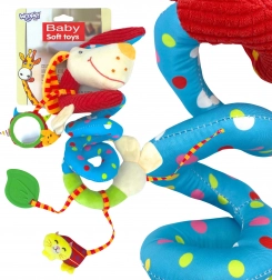Woopie Baby závesná špirála na kočík psík