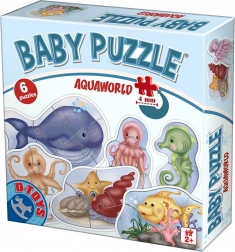 D-Toys baby puzzle Podmorský svet 6v1 (2–5 dielikov)