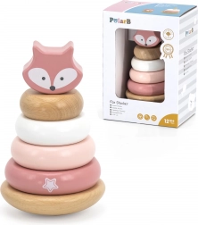 drevená stohovacia pyramída líška PolarB od VIGA