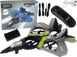 Diaľkovo ovládané lietadlo s LED svetlami