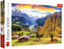 Puzzle 1000 dielikov – malebná alpská dedina Trefl