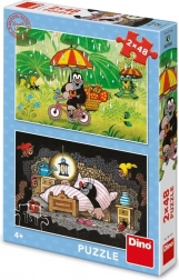 Puzzle DINO KRTKO – Krtkov deň 2×48 dielikov