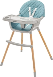 Jedálenská stolička Baby Mix Freja drevená tlmená zelená