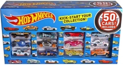 sada autíčok Hot Wheels 50 ks