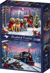 Bluebird puzzle Vianoce prichádzajú 2×500 dielikov