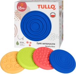 Senzorické disky 4 kusy rôznych textúr