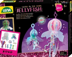 Lena prívesok medúza svietiaci v tme – kreatívna sada
