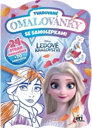 Tvarované omaľovánky Ľadové kráľovstvo