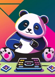 Puzzle veselá panda 1000 dielikov