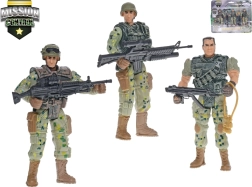 Sada vojakov Mission Control 10 cm – 3 figúrky so zbraňami