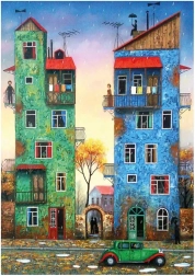 Puzzle Jesenný dážď 1000 dielikov