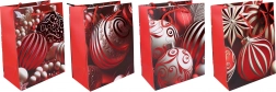 Darčeková taška M vianočná 26 × 32 × 10 cm