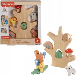 Drevené balančné stromové kocky Fisher-Price