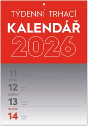 Nástenný kalendár Týždenný 2026 A5