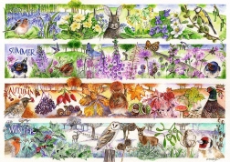 Puzzle TREFL Premium Plus Tea Time: štyri ročné obdobia 1000 dielikov