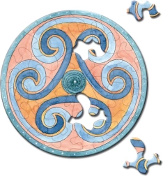 Okrúhle puzzle CURIOSI Picoli Darebák 33 dielikov