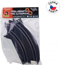 Náhradné diely pre autodráhu 1:64 - 4 kusy