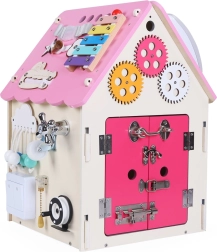 Aktivita doska domček pre deti 2Kids Toys – Ružový