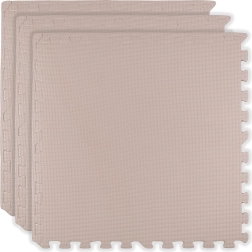 Pena podlahová hracia podložka HUMBI 180 × 60 cm, vodoodolné veľké puzzle, 3 ks, svetloružová