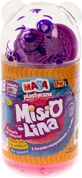 Misiolina plastelína – ružová a fialová sada s formičkami