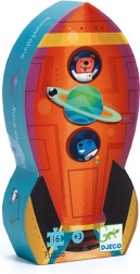 Puzzle Vesmírna raketa DJECO - 16 dielikov