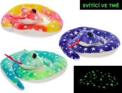 Plyšový had so svietiacimi prvkami 18 cm