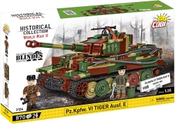 Stavebnica COBI Pz.Kpfw. VI Tiger Ausf. E – tank v mierke 1:35, 870 dielikov