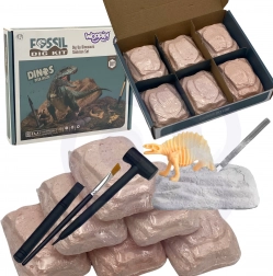 WOOPIE sada vykopávok 6v1 dinosauří kostry malého archeológa