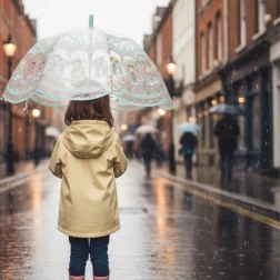 Detský priehľadný dáždnik Tinyly od DJECO