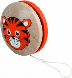 Detoa drevené jojo Tigrík oranžové