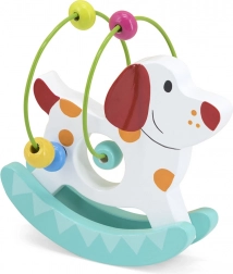 Drevený labyrint psík – motorická hračka pre deti