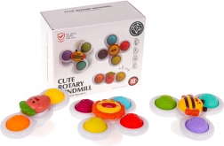 Sada senzorických spinnerov s prísavkami pre najmenších